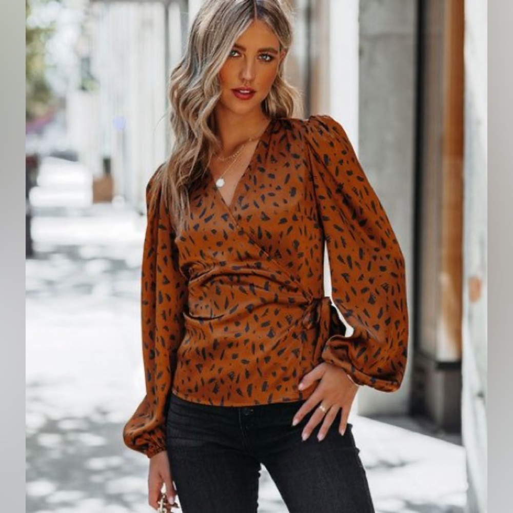 Vici Wrap Blouse - image 8